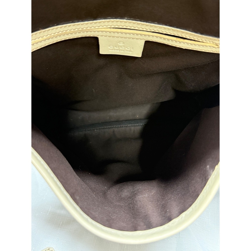 Gucci GG Supreme Beige Messenger Crossbody Bag With COA - Picture 9 of 11